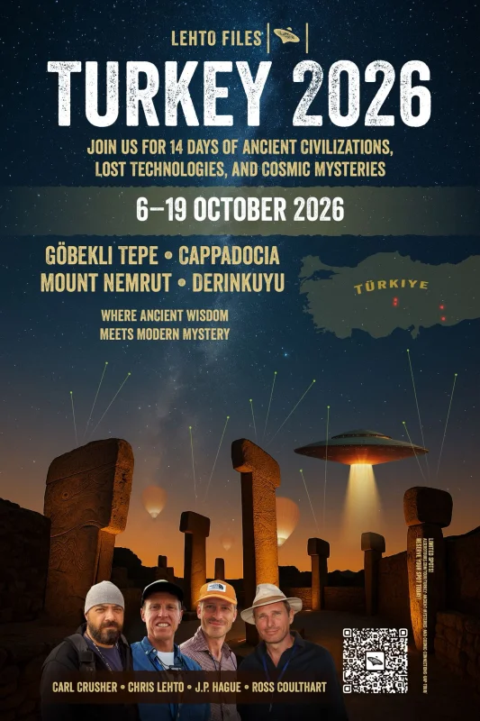 LehtoFiles Türkiye Ancient Mysteries and Cosmic Connections UAP Tour 14 Days