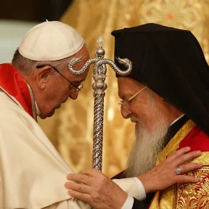 Pope and Bartalamou in Istanbul