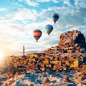 Balloon Tour Flights Over Uchisar Castle