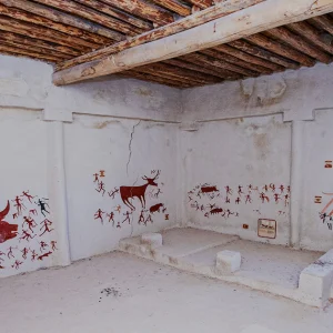 Çatalhöyük house wall paintings