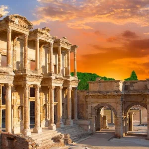 Celsus Library and Agora Gates - Ephesus