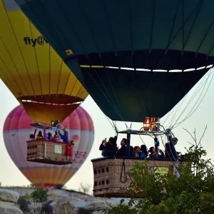 First Take-off in the Balloon