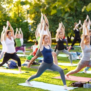 Group Yoga Session 