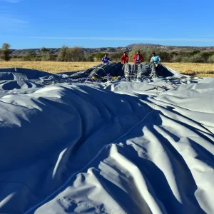 Packing the Balloon after the Flight