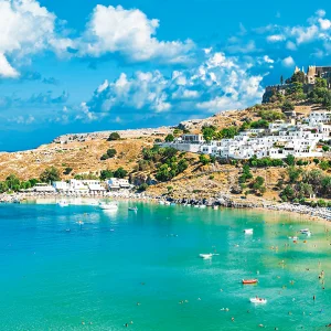 Rhodos Island Lindos beach
