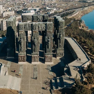 Georgian historical chronology monument  - Tbilisi