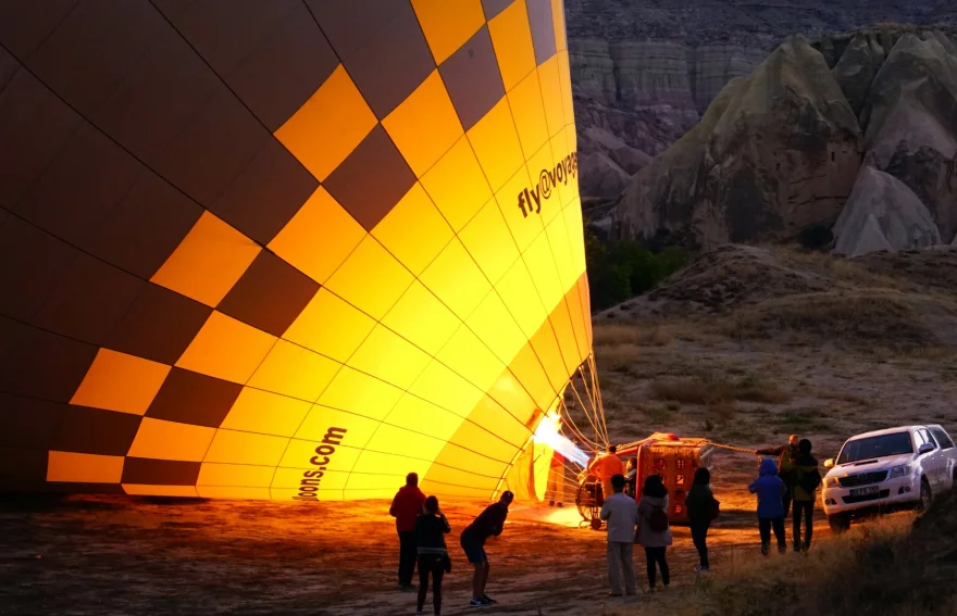 Balloon Preparation for the Flight