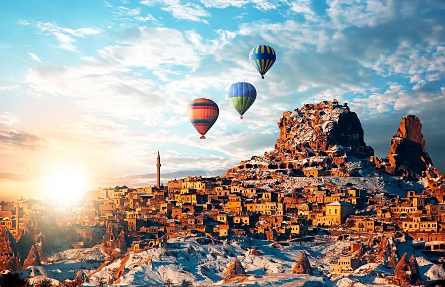 Balloon Tour Flights Over Uchisar Castle