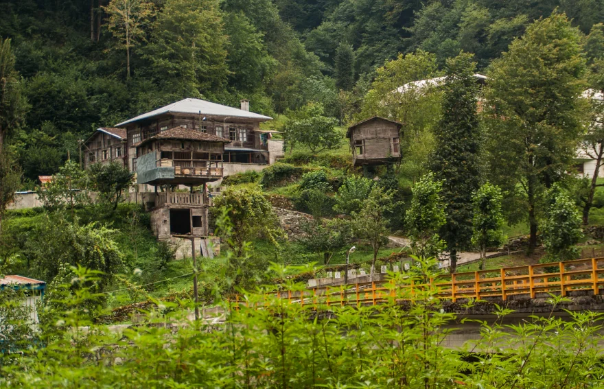 Wooden Village Houses