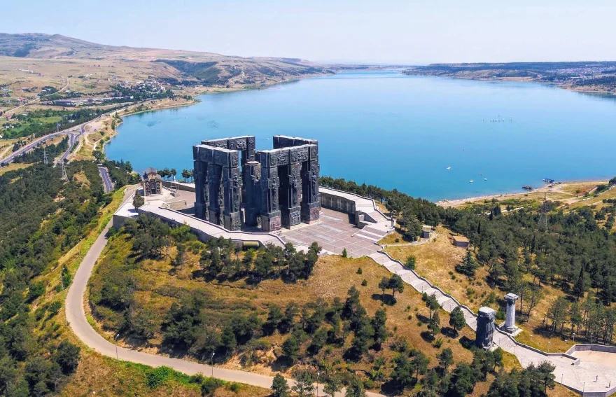 Georgian historical chronology monument  - Tbilisi