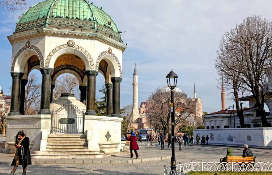 German Fountain Hipodrom Square