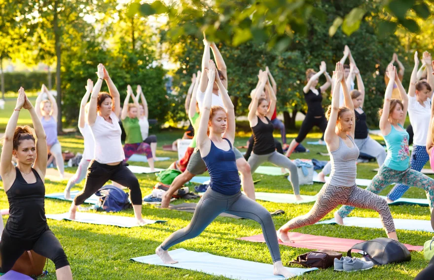 Group Yoga Session 