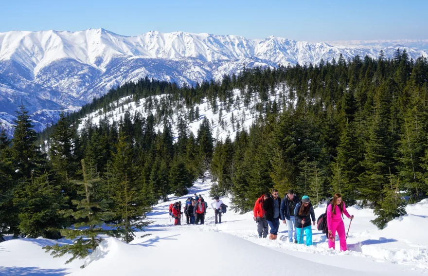 Rize  Çağrankaya Plateau winter hiking