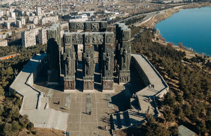 Georgian historical chronology monument  - Tbilisi