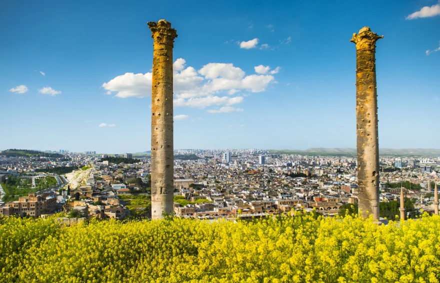 Sanliurfa Castle Roman Column